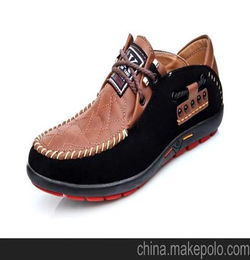 长鸿男士商务皮鞋日常休闲板鞋豆豆鞋四季鞋厂家直销支持一件代发